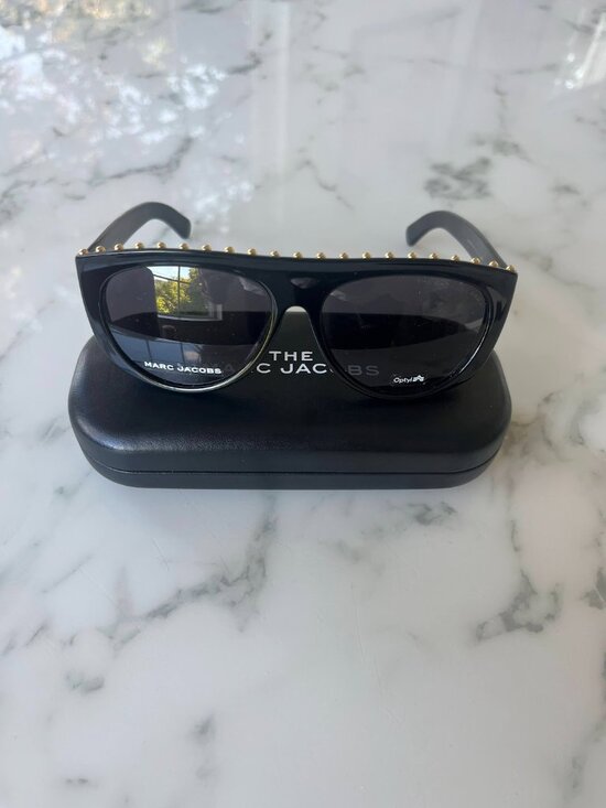 Marc Jacobs - Marc 492S Unisex Plastic Black Studded Sunglass main image 6